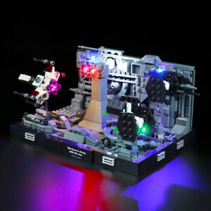 BrickBling LED Light Kit for LEGO Death Star Trench Run Diorama 75329 (Standard)