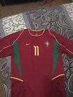 Rare Portugal C.Ronaldo 11 Home Jersey Kit  2002-2003