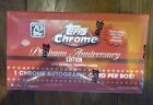 2021 Topps Chrome Platinum Anniversary Edition Hobby Box Factory Sealed