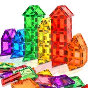 Magnetic Tiles Oversize Magnetic Building Blocks for Kids Ages 4-8, Education...