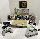 Sony PlayStation PS1 Console Bundle Controller + Multiplayer Adapter + 7 Games