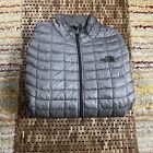 The North Face TNF Thermoball Grey Full Zip Puffer Jacket Men’s Size XL