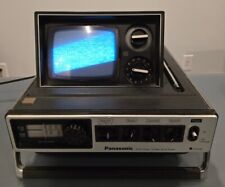 Panasonic Solid State B&w TV Am FM Radio Tr-535 Vintage 1970s Portable C1