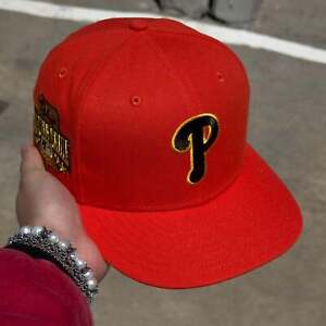 7 1/4 USED Orange Philadelphia Phillies All Star Game 59fifty New Era Fitted Hat