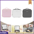 Portable Makeup Case With LED Mirror Cosmetic Organizer Travel Storage Box Large