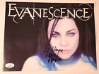Amy Lee singer of Evanescence REAL hand SIGNED early 2003 promo photo JSA COA