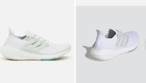SALE! Adidas Men's Ultraboost 21 x Parley Running Sneaker White Size 10 FZ1927