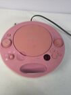 Sony ZS-E5 Pink  CD-R/RW Boombox Personal CD Player Vintage Working Tested!