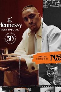 Hennessy Cognac VS Hip Hop 50th x Nas Limited Edition Empty Bottle And Box