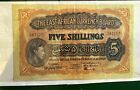 The East African Currency Board 5 Shillings, July 1,1941 S/7 67127