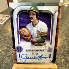 New Listing🔥#36/50 On Card AUTO 🔥Rollie Fingers SSP 2022 Topps Tribute PURPLE HOF