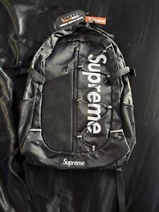 🔴Supreme Black Cordura Backpack