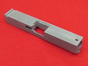 Stainless Steel Blank Slide For Glock 23 .40 Cal Square Edges