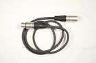 LiveWire Essential SM3 Neutrik Cable XLR Microphone Extension Cable 3 FT