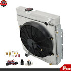 For 1960-66 Falcon Ranchero Mustang 1961-65 Comet 3 Row Radiator+Shroud Fan AT (For: 1963 Ford Falcon)