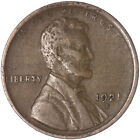 1921 S Lincoln Wheat Cent Very Fine Penny VF