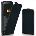 for Lg Google Nexus 5 e980 flip Case Protective Cover genuine leather black