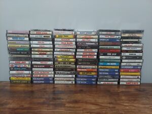 Cassette Tapes Country Rock Soul Pop 70s 80s 90s Lot Of Aproximately 100