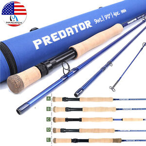 Maxcatch Saltwater Fly Fishing Rod 8/9/10//11/12wt 9ft Graphite IM10 Fast Action