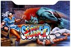 Super Street Fighter 2 Arcade 1up Cabinet Riser Graphic Decal Sticker