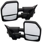 Set of 2 Towing Mirrors  Driver & Passenger Side Heated for F250 Truck F350 Pair