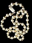 TAXCO MEXICO Sterling Silver Bead Necklace Alternating Vermeil Beads 22” VTG