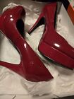 G by GUESS Red Heels Pump Shoes- Size 6 1/2 / 5” Height Heel