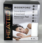 Biddeford Deluxe Quilted Heated Mattress Pad Digital Controller | Twin