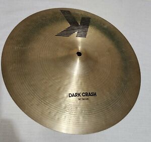 Zildjian K Custom Dark Crash 14” 36 CM Cracking Condition Cymbal