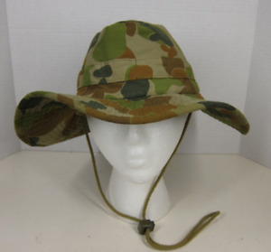 COMBAT CLOTHING MILITARY BOONIE HAT WIDE BRIM AUSCAM, Small.