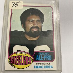 Franco Harris 1976 Topps #100 Sharp! Steelers Vintage