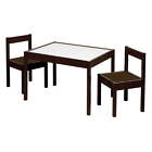 Child 3-Piece Table and Chairs Set, in Espresso Age Group 1 to 5 Years