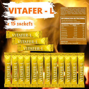 VITAFER-L GOLD Multivitamin* UNISEX* 15 SACHETS*10 ml PER BOX*100% NATURAL✅
