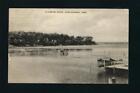 Arnolds Park Iowa IA 1945 Pillsbury Point, Boat, Dock, Swimming Water Wheel