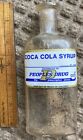 Vintage COCA-COLA Syrup Glass Medicine Bottle People’s Drug Store