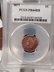 1877 Indian Head Cent PCGS PR 64 RB