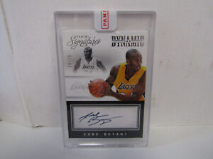2013-14 Panini Signatures #34 Kobe Bryant Dynamic Ink On Card Auto /25 Lakers