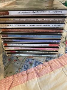Lot of 10 different Classical Organ CDs