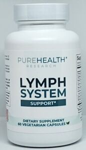 Pure Health Research Lymph System Support 60 Capsules New Sealed Exp. 11/2025