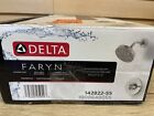 Delta Faryn 1 Handle Shower Faucet Kit Brushed Nickel with Valve 142822-SS