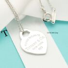 GIFT* Tiffany & Co. Return to Heart Tag Necklace Pendant 16.4