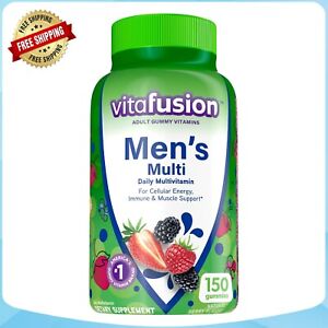 Vitafusion Gummy Vitamins for Men Berry Flavored Daily Multivitamins for Men 150