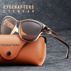Womens Brand Designer Polarized Cat Eye Sunglasses Fashion Oversized Eyewear