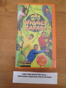 VHS Tape   The Wiggles - Wiggly Safari    $2.85    Shipping $4.00/$1.00