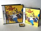 The Simpsons Game Nintendo DS Complete Manual Authentic Cartridge Homer Bart TV