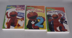 Lot of 3 Sesame Street Elmo Dvds Dvd