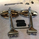 NEW SET OF RIGHT AND LEFT LONG ARM VINTAGE STYLE SIDE VIEW MIRRORS / CAR TRUCK ! (For: 1952 Chevrolet)