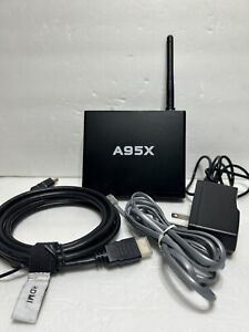 Android TV Box (1G + 8G, S905) A95X King Ethernet LAN TF Card Reader HDMI Used