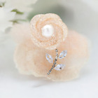 Elegant Sparkling Rhinestones Flower Brooch / Collar Lapel Pin - Wedding Pin
