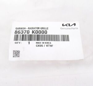 Genuine OEM Kia 86370 K0000 Upper Radiator Grille Garnish 2020-2021 Soul (For: Kia Soul)